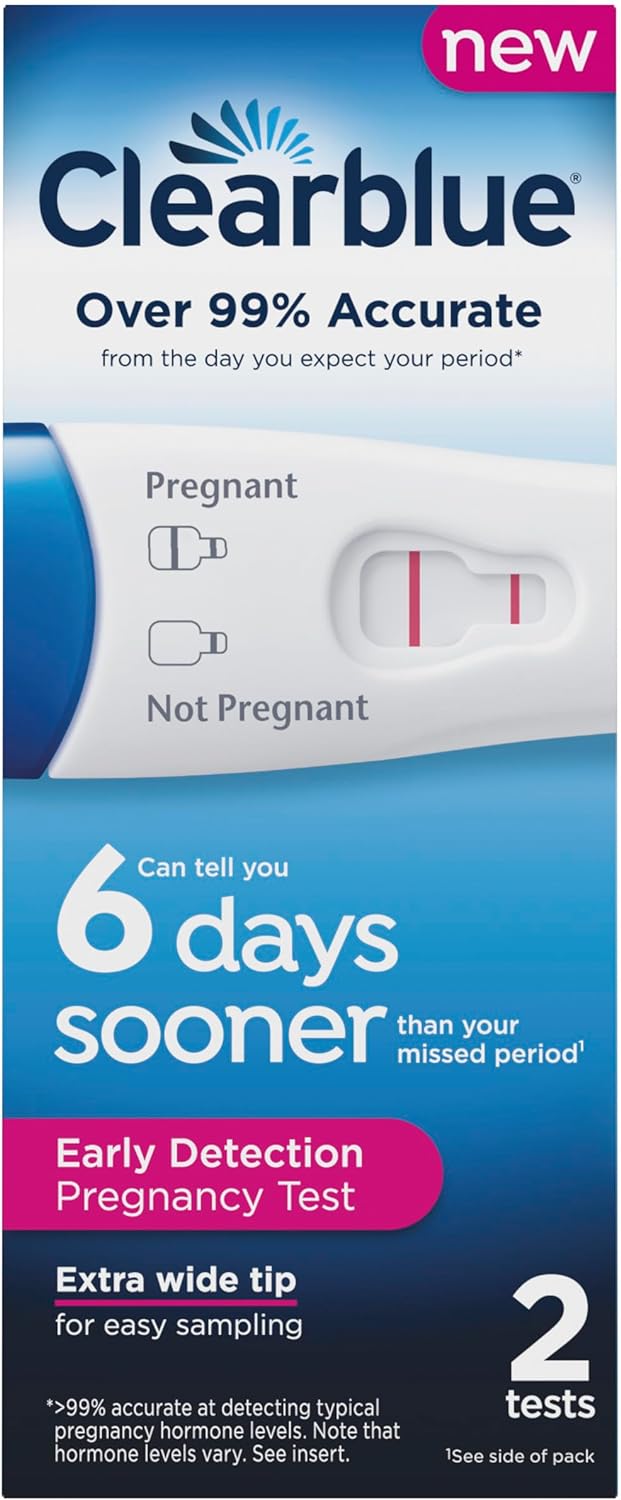Clearblue Early Detection Pregnancy Test, 2 count