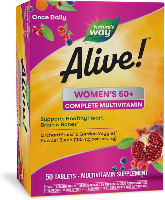 Nature'S Way Alive! Women'S 50+ Complete Multivitamin, 50 Ct