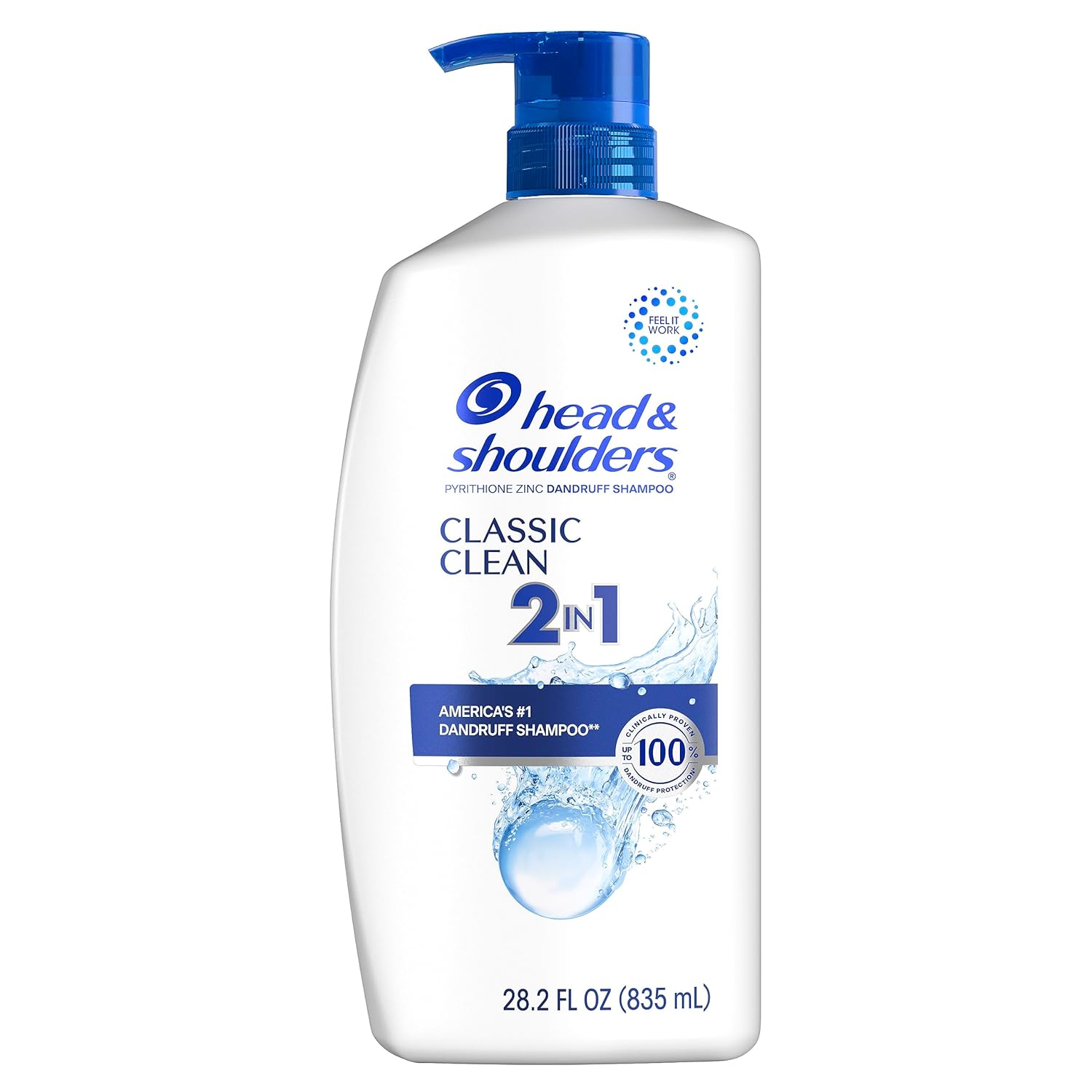 Head and Shoulders 2 in 1 Dandruff Shampoo and Conditioner, Anti-Dandruff Treatment, 28.2 oz