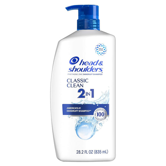 Head and Shoulders 2 in 1 Dandruff Shampoo and Conditioner, Anti-Dandruff Treatment, 28.2 oz