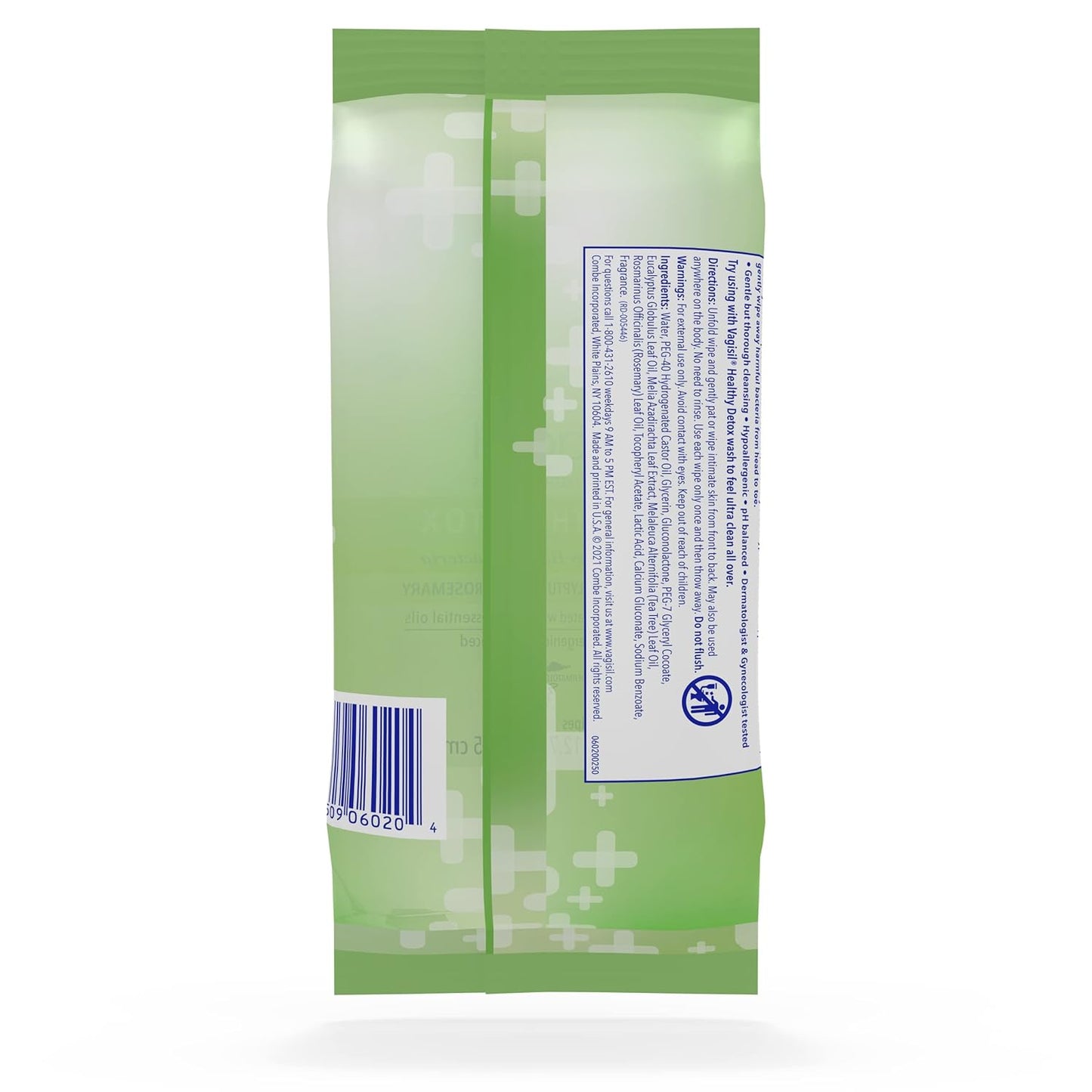 Vagisil Wipes for All Over Cleaning, Health CareDetox, 20 Wipes