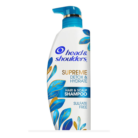 Head & Shoulders Supreme Sulfate Free Detox & Hydrate Shampoo 11.8Oz