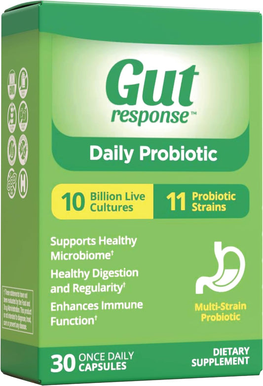 Daily Probiotic for Men & Women, Slows Digestive Aging, Boosts Immune System 30 capsules