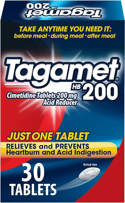 Tagamet Hb 200 Mg Cimetidine Acid Reducer And Heartburn Relief, 30 Count