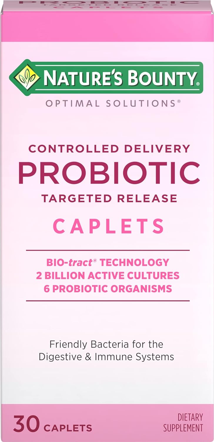 Nature's Bounty Probiotic, Controlled Delivery Dietary Supplement, 30 count