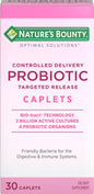Nature's Bounty Probiotic, Controlled Delivery Dietary Supplement, 30 count