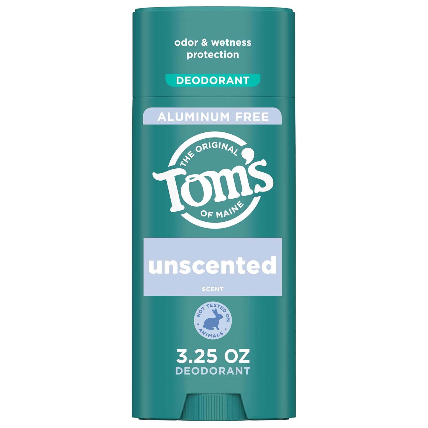 TomG?+???++s of Maine Unscented Natural Deodorant for Women and Men, Aluminum Free, 3.25 oz