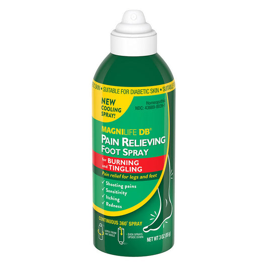 Magnilife Db Pain Relieving Foot Spray Calms Burning And Tingling - 3 Oz