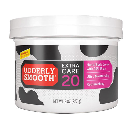 Udderly Smooth Extra Care Cream With 20% Urea, Replenishing, 8 Oz