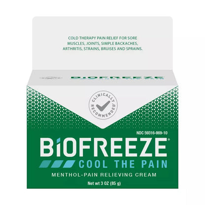 Biofreeze Menthol Pain Relief Cream - 3 Oz