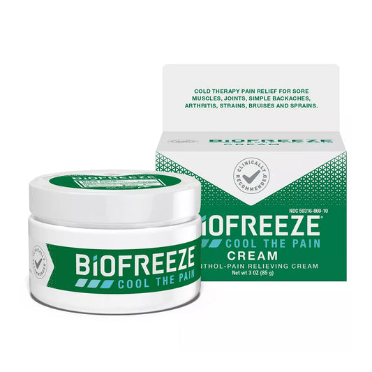 Biofreeze Menthol Pain Relief Cream - 3 Oz