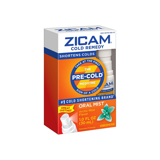 Zicam Cold Remedy Oral Mist, Arctic Mint 1 Oz