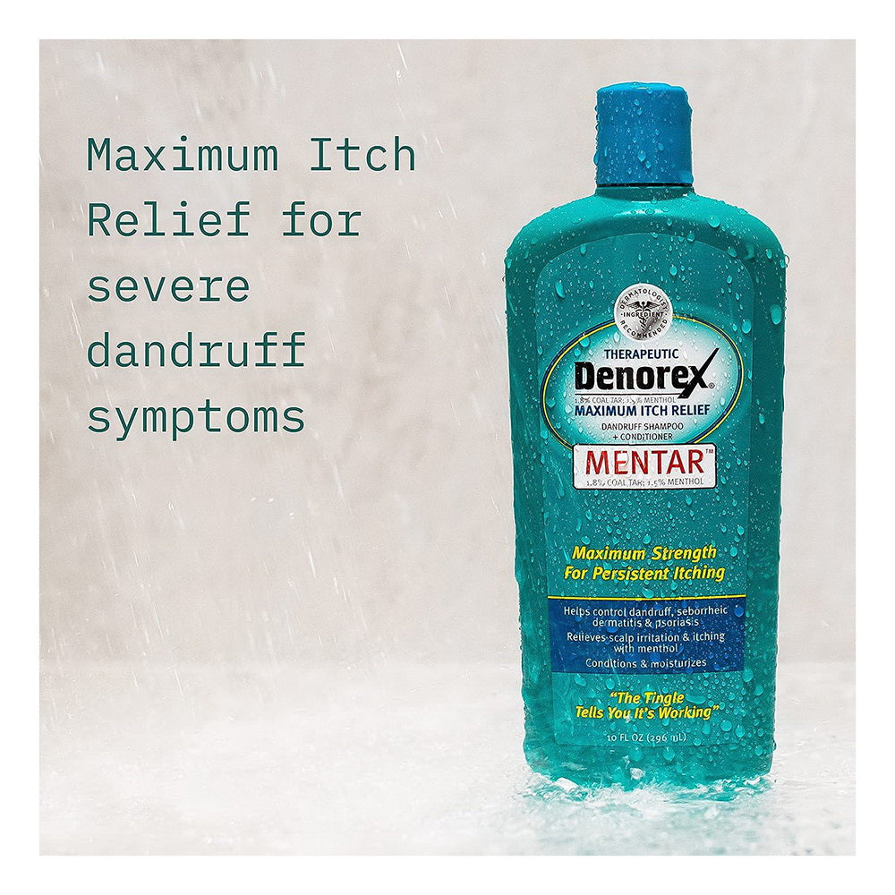 Denorex Maximum Itch Relief Dandruff 2-In-1 Shampoo And Conditioner, 10 Fl Oz