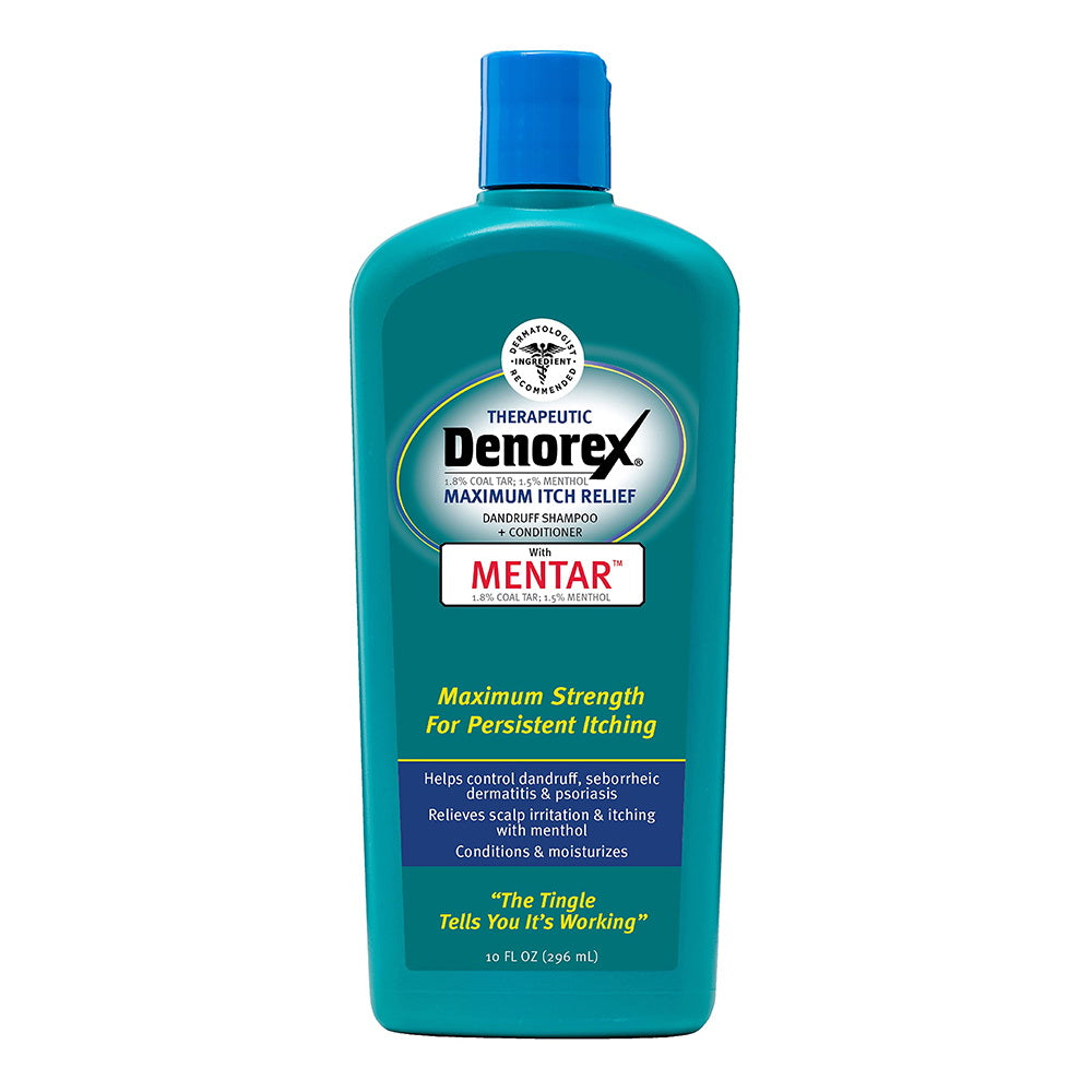 Denorex Maximum Itch Relief Dandruff 2-In-1 Shampoo And Conditioner, 10 Fl Oz
