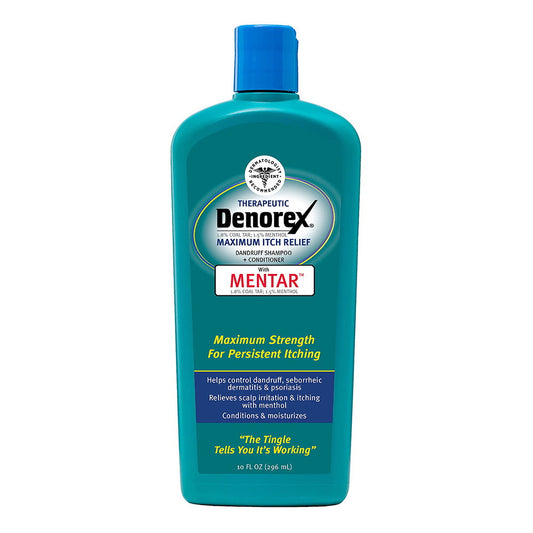 Denorex Maximum Itch Relief Dandruff 2-In-1 Shampoo And Conditioner, 10 Fl Oz