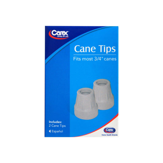 Carex Cane Tips 3/4 Inch A725-00 2 Each