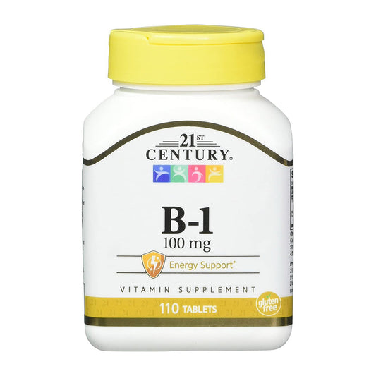 21St Century Vitamin B-1 100Mg Energy Support - 110 Tabs