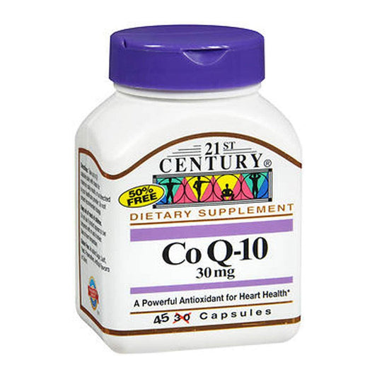 21St Century Co Q10 30 Mg Capsules, 45-Count