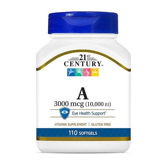 21St Century Vitamin A 10,000 Iu 110 Softgels