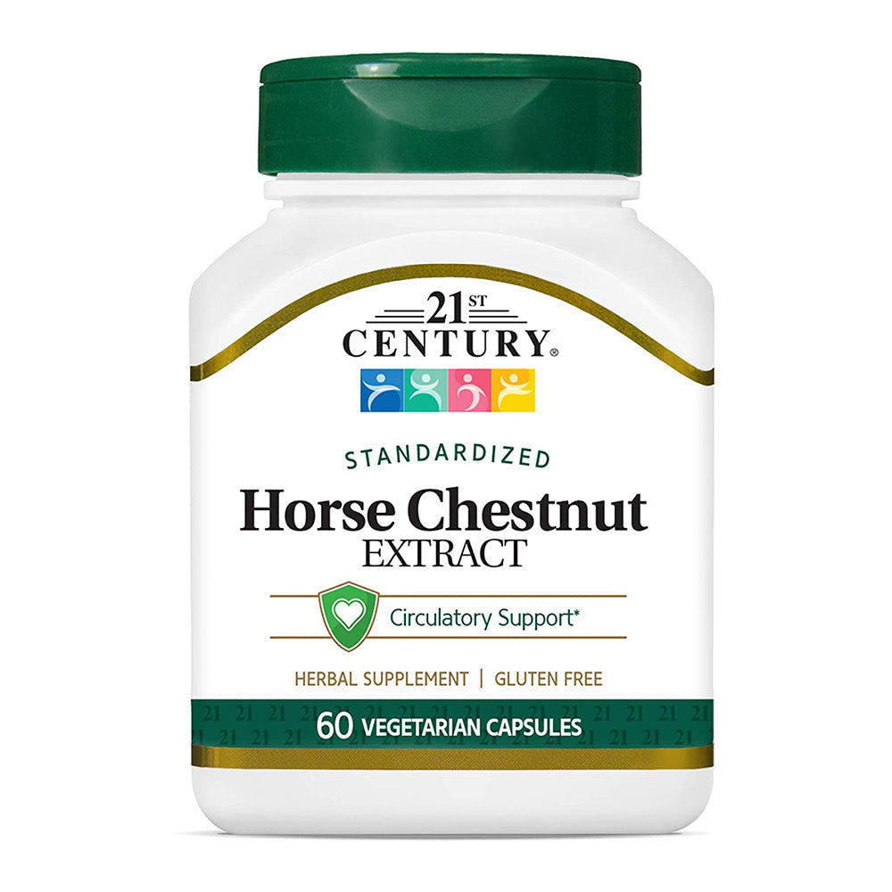 21St Century Horse Chestnut Seed Extract Veg-Capsules, 60-Count