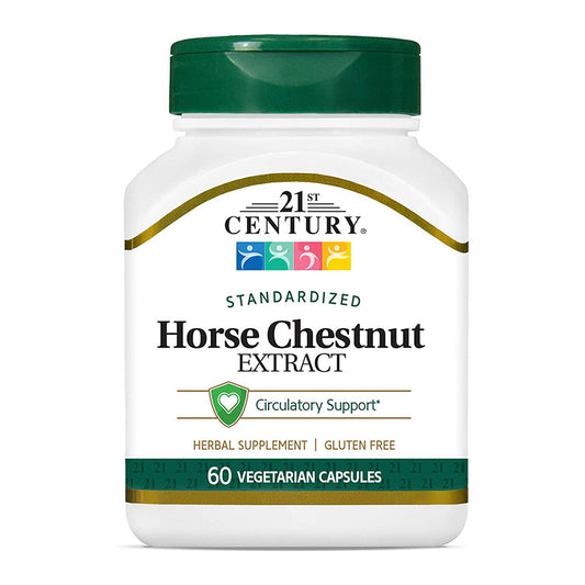 21St Century Horse Chestnut Seed Extract Veg-Capsules, 60-Count