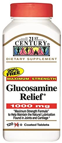 21St Century Glucosamine Relief Maximum Strength 1000 Mg - 120 Tablets