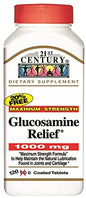 21St Century Glucosamine Relief Maximum Strength 1000 Mg - 120 Tablets