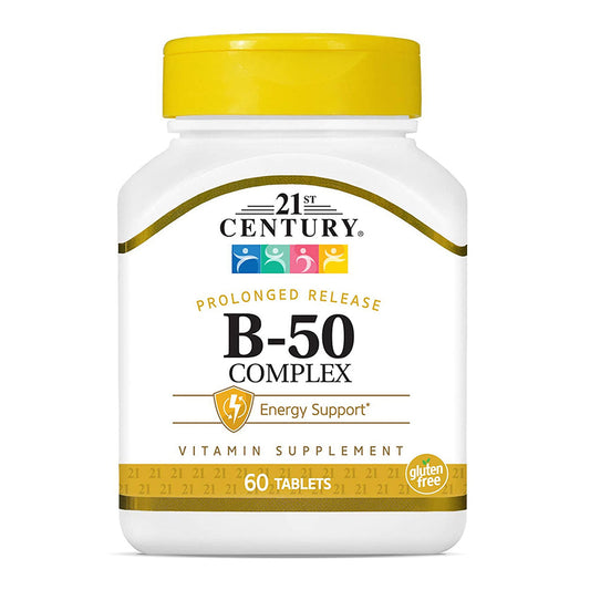21St Century B-50 Complex Prolonged Release Tablets - 60 Ea