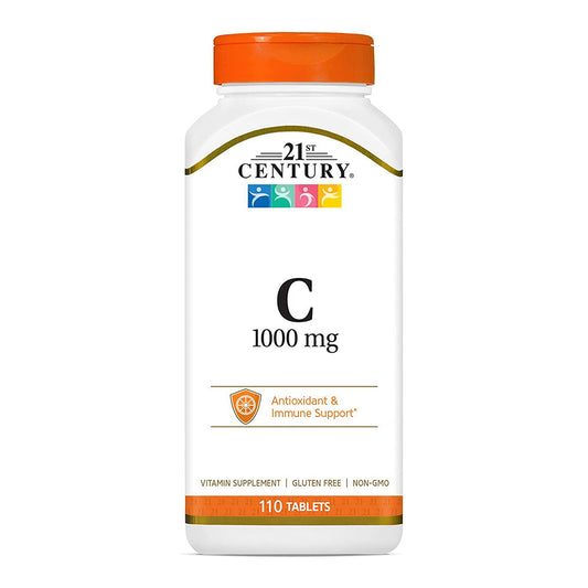 21St Century C 1000 Mg Tablets, Vitamin Supplement - 110 Ea