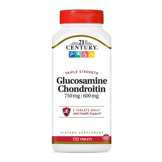 21St Century Triple Strength Glucosamine And Chondroitin - 150 Tablets