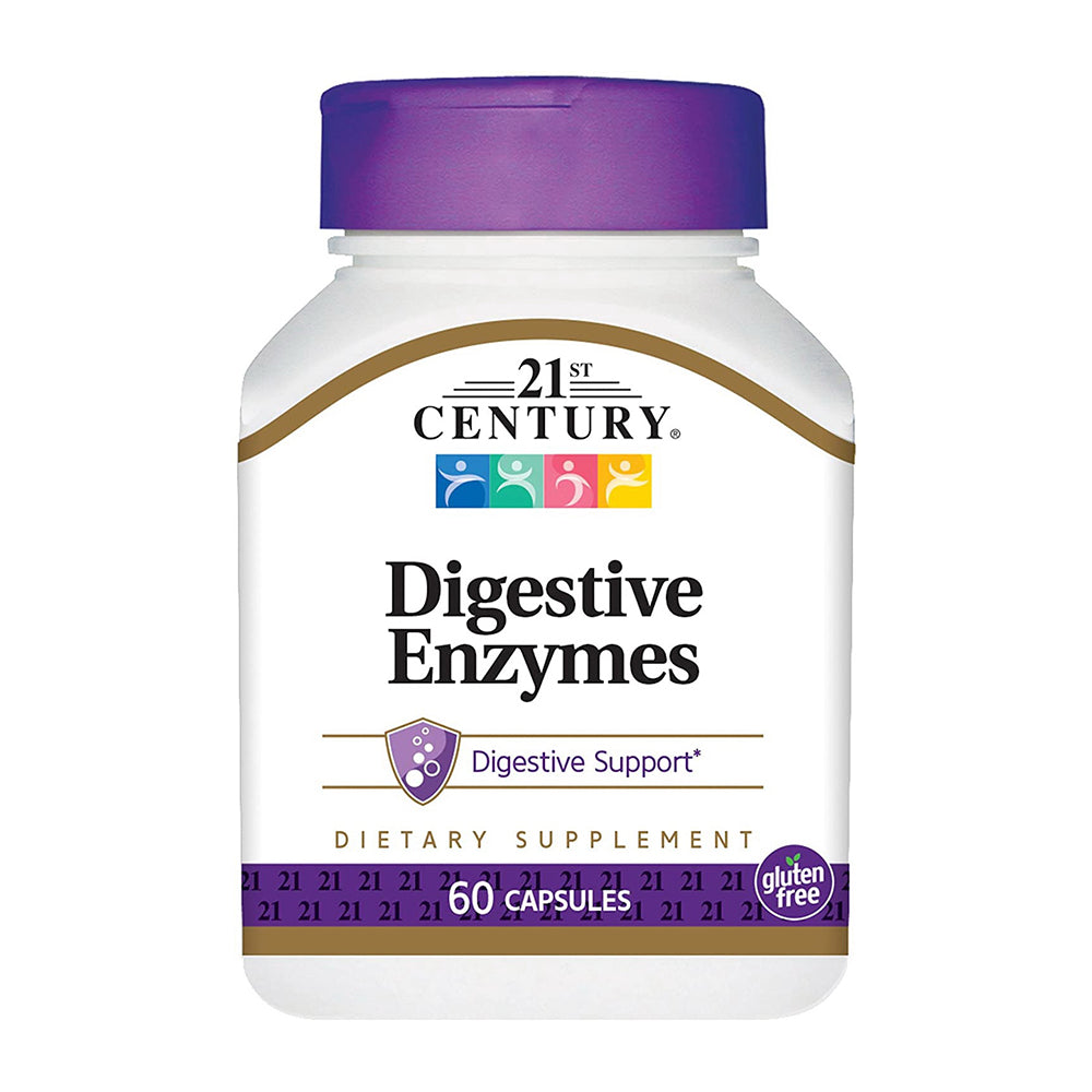 21St Century Digestive Enzymes, 60 Capsules