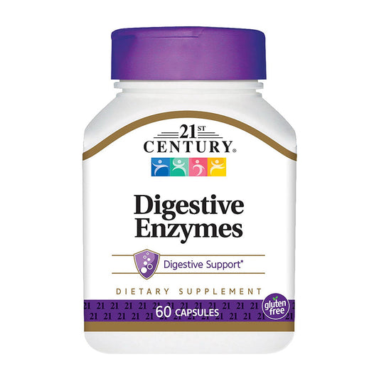 21St Century Digestive Enzymes, 60 Capsules
