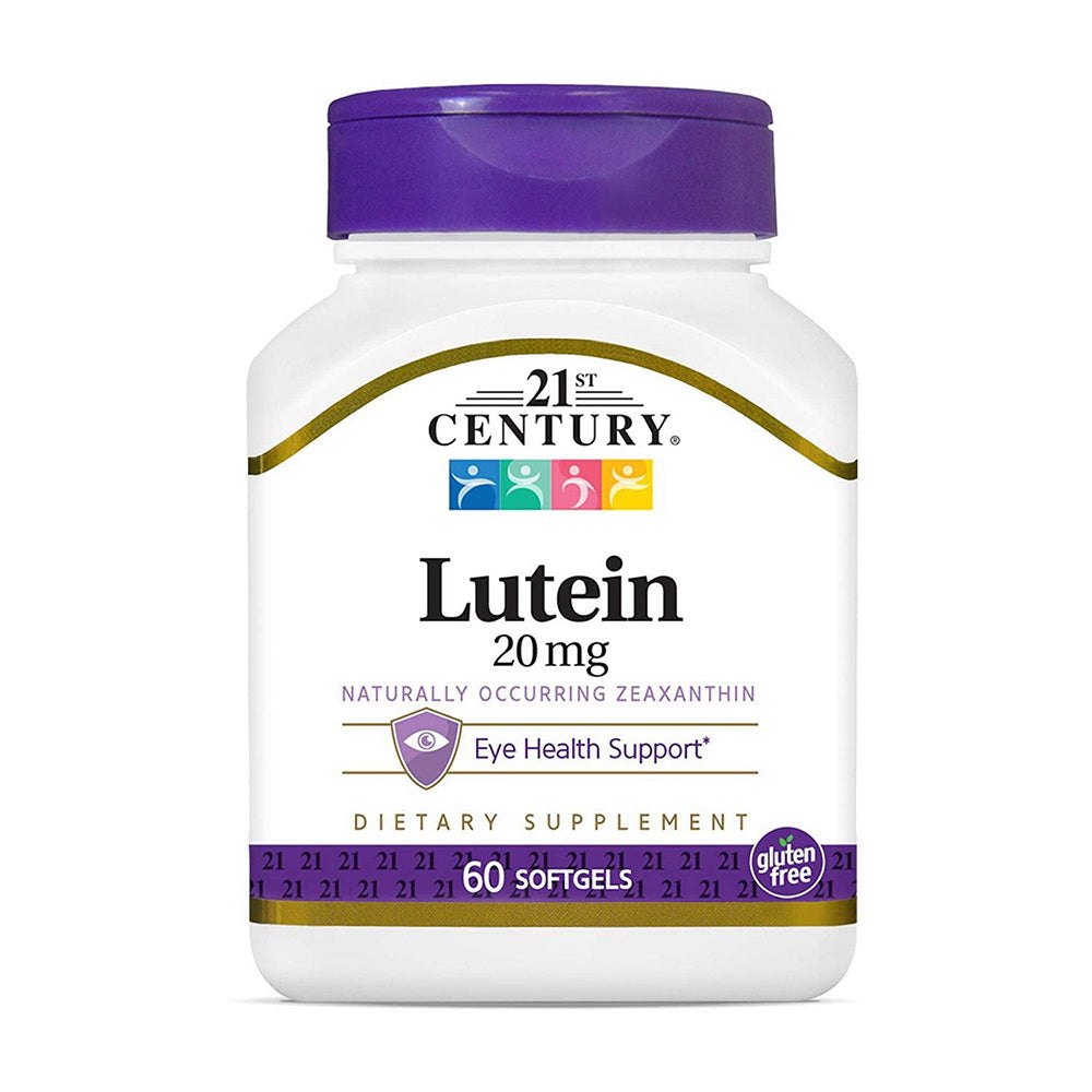 21St Century 20 Mg Lutein With Zeaxanthin Softgels - 60 Ea