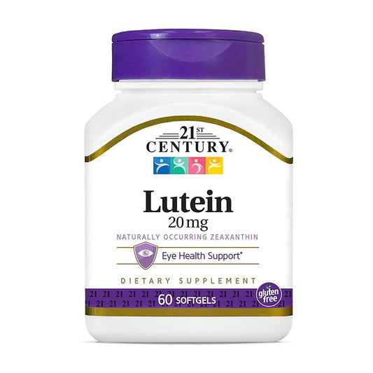 21St Century 20 Mg Lutein With Zeaxanthin Softgels - 60 Ea