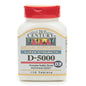 21St Century Vitamin D-5000, Super Strength D3 Tablets - 110 Ea