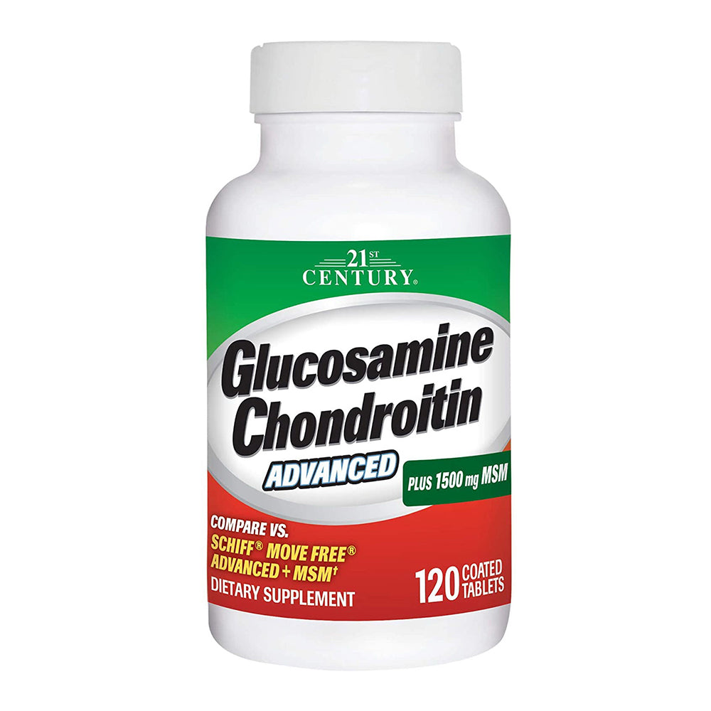 21St Century Glucosamine Chondroitin Advanced With Msm - 120 Tablets