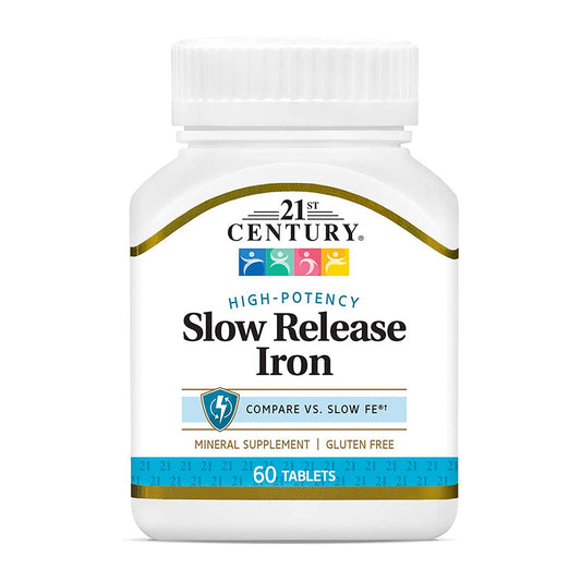 21St Century Slow Release Iron Tablets - 60 Ea