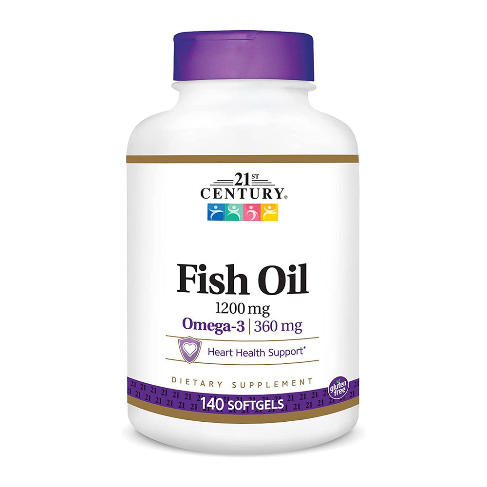 21St Century Fish Oil 1200 Mg Softgels, 140 Count