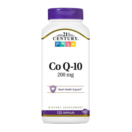 21St Century Coq10 200 Mg Capsules For Heart Health, 120 Ea