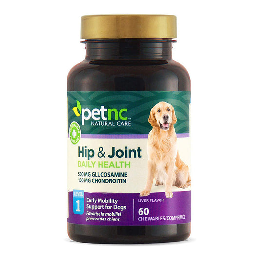 Petnc Natural Care Hip And Joint Health CareEarly Mobility Chewables For Dogs, 60 Count