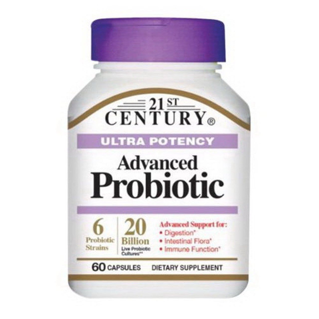 21St Century Ultra Potency Advanced Probiotic Capsules - 60 Ea