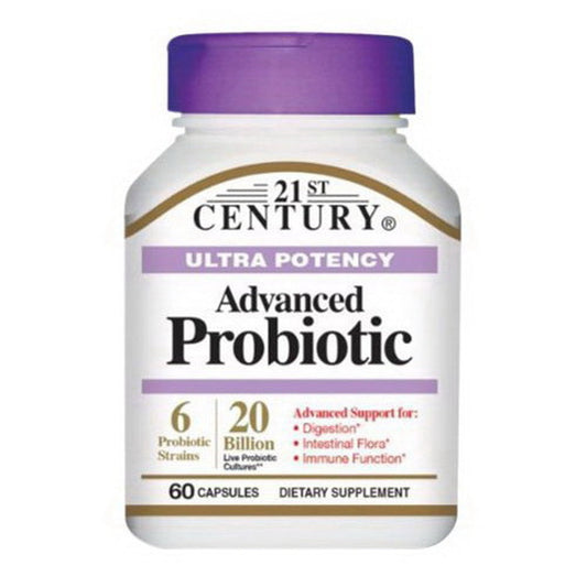 21St Century Ultra Potency Advanced Probiotic Capsules - 60 Ea