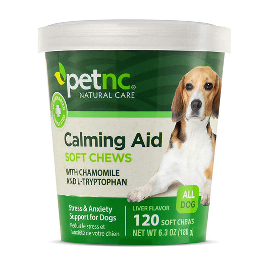 Petnc Natural Care Calming Aid Soft Chews For Dogs, 120 Count