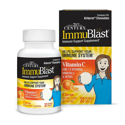 21St Century Health CareCare Immublast Chewable Tablets, Citrus Natural Flavor - 32 Ea