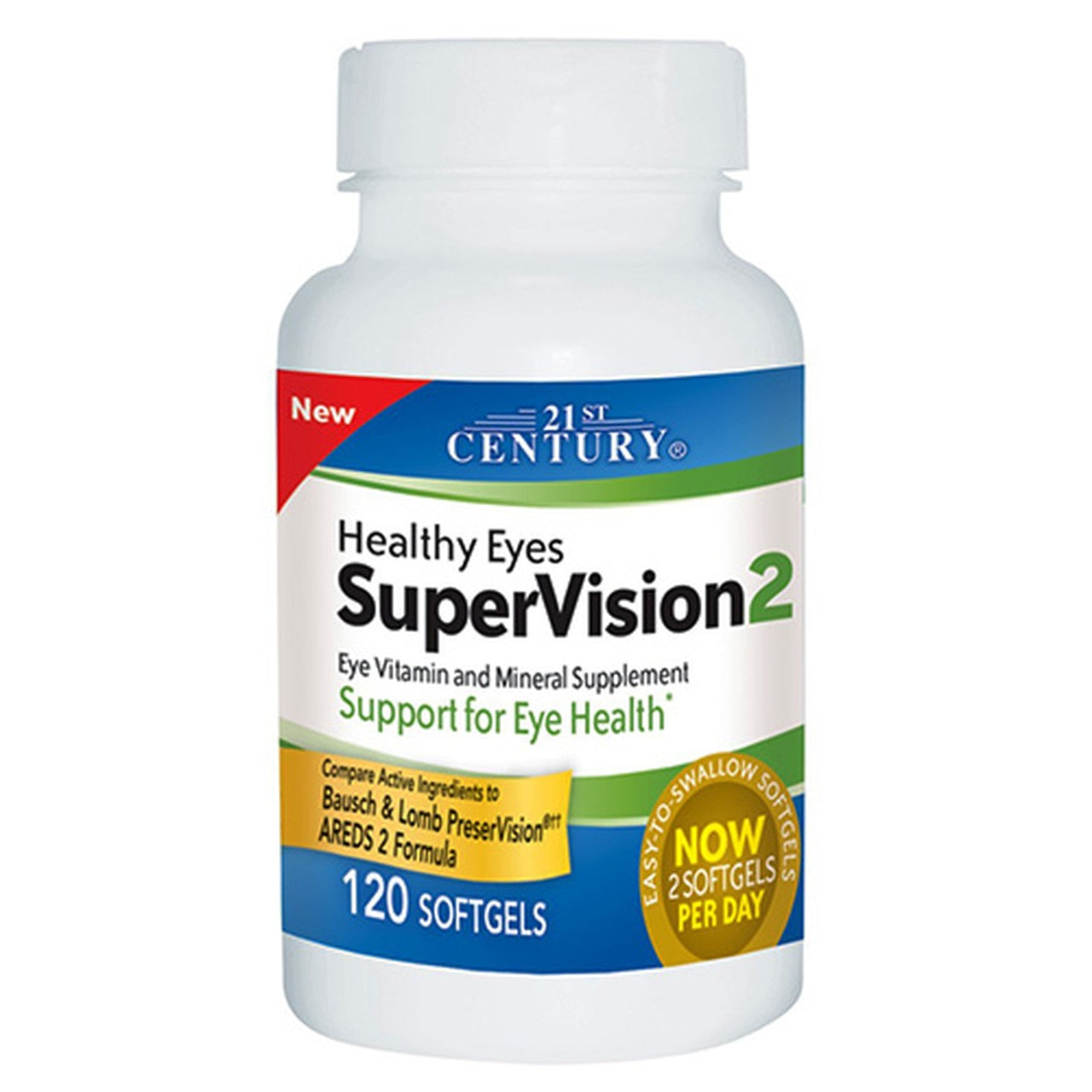 21St Century Healthy Eyes Supervision Softgels - 120 Ea