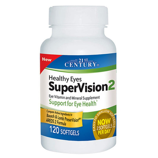21St Century Healthy Eyes Supervision Softgels - 120 Ea