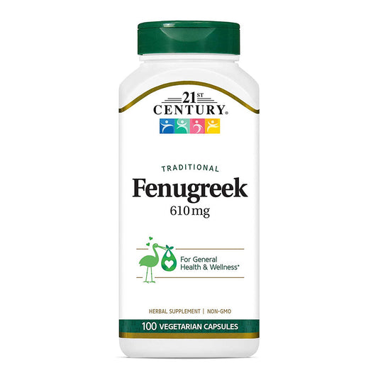 21St Century Fenugreek 610 Mg - 100 Capsules