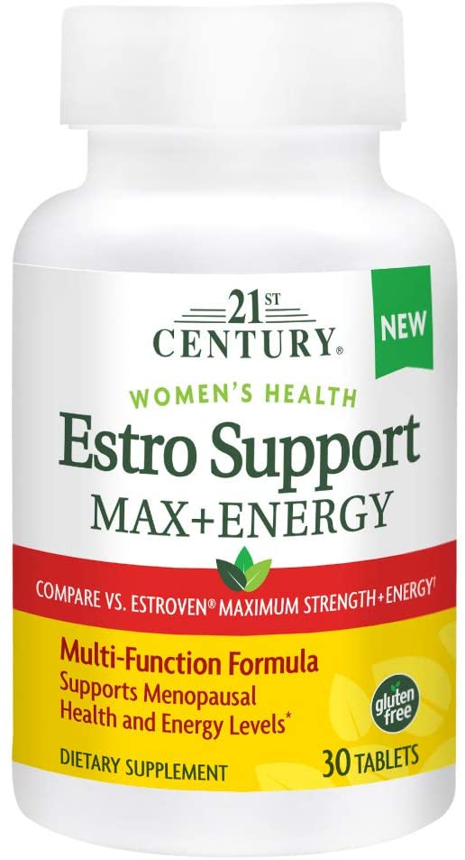 21St Century Estro Support Max + Energy 30 Tabs