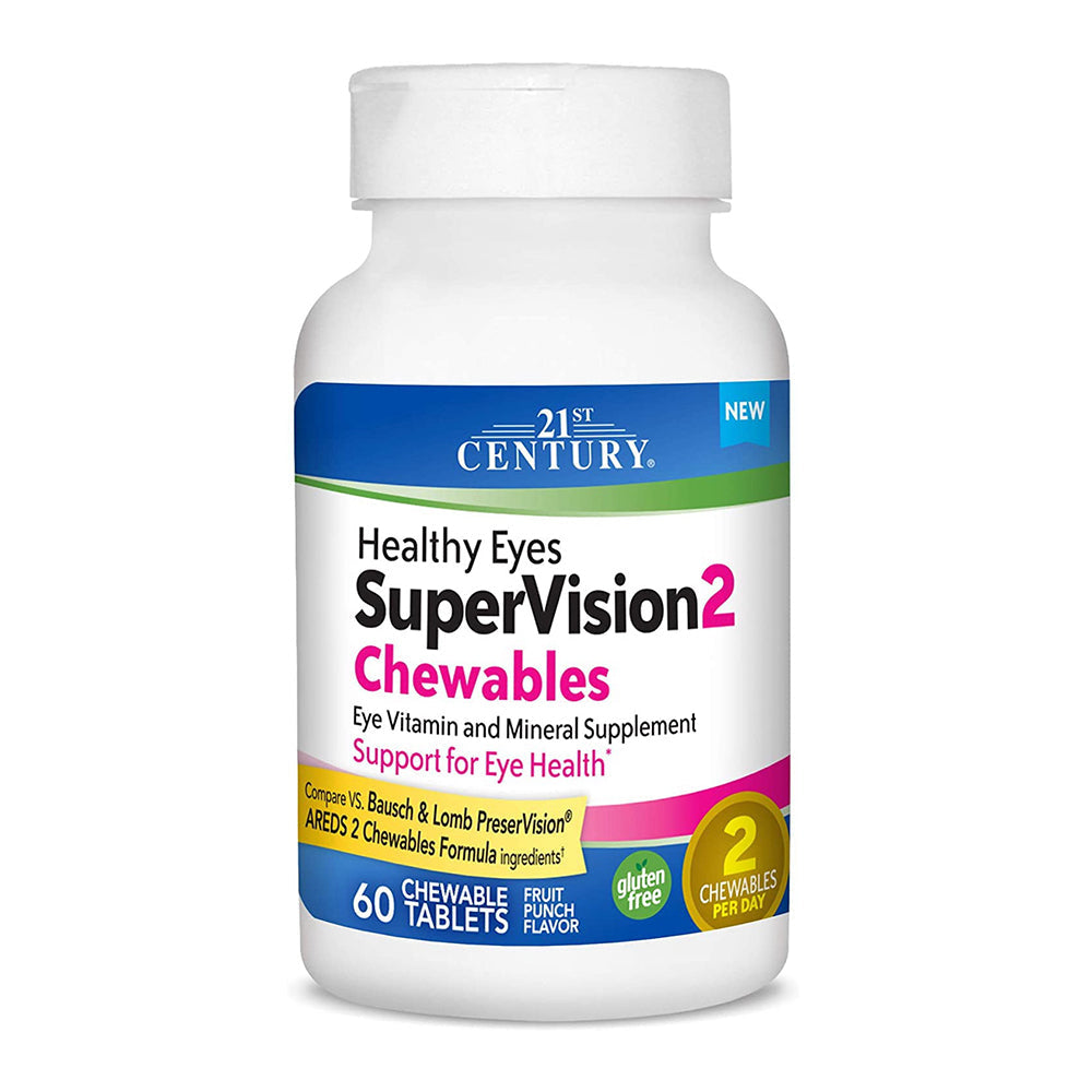 21St Century Healthy Eyes Supervision2 Chewables, 60 Chewable Tablets