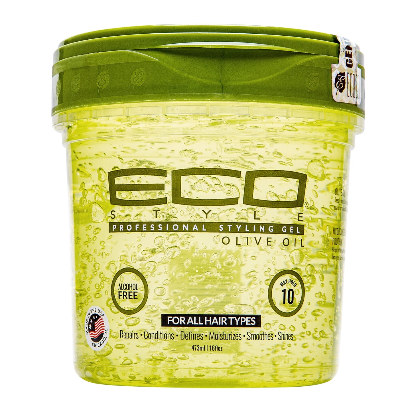 Eco Style Professional Styling Gel, Olive Oil, Max Hold 10, 16 Oz